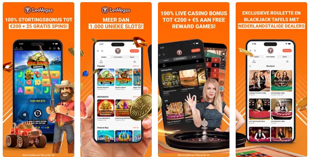 casino app Leovegas overzicht