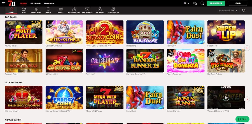 Casino 711 slots pagina